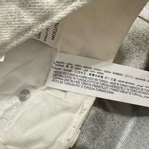 Zara Silver Straight Leg Jeans - Picture 6 of 7